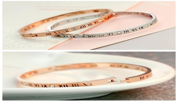 

2021 new style silver rose 18k gold 316l stainless steel screw bangle bracelet with screwdriver and original dust bag screws never3341896, Black