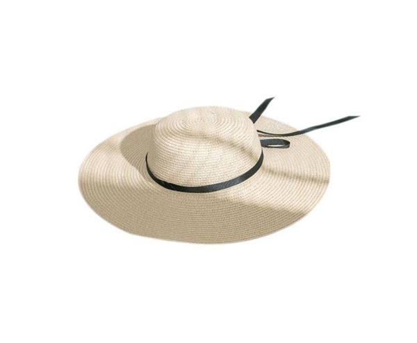 

summer women beach hats vacation travelling outdoor dome straw sunhats foldable large wide brim hats for adults29451487402733, Blue;gray