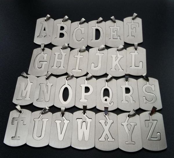 

gift stainless steel 26 english alphabet name sign necklace initial letter symbol detachable double layer text jewelry pendant nec6948571, Silver