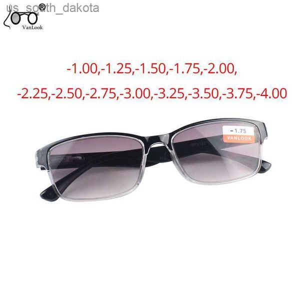 

sunglasses myopia sunglasses men women reflective gradient grey sun glasses finished shortsight eyeglasses -1 2.5 4.00 l230523, White;black