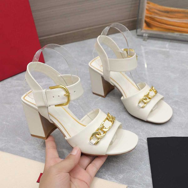

2023 fashion sandals valentinosity luxury designer leather platform sandal classic slide women's high-heeled shoe h221, Black