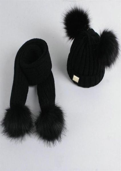 

13years winter baby hats scarf for children brand travel boy fashion beanies skullies chapeu caps cotton ski cap girl knitting ha83176473, Yellow