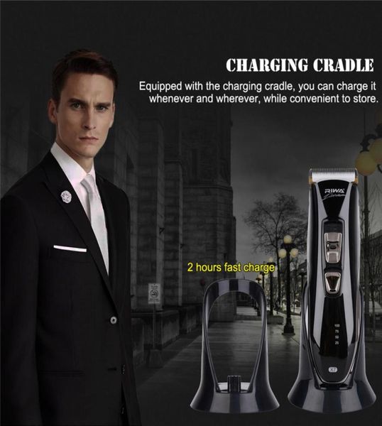 

original riwa x7 fast charge electric washable hair clipper professsional rechargeable hair trimmer with titanium ceramic blade7763800