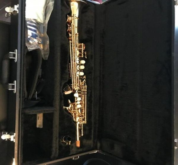 

jupiter soprano saxophone 547 model gold lacquer b flat sax excellent condition 3734397