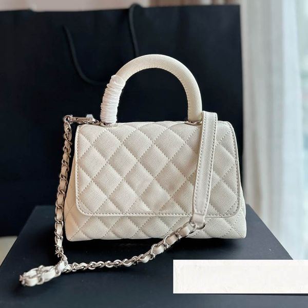 

mini portable women crossbody designer bag grain cowhide gold and silver hardware outdoor shopping coin purse business all-match card holder