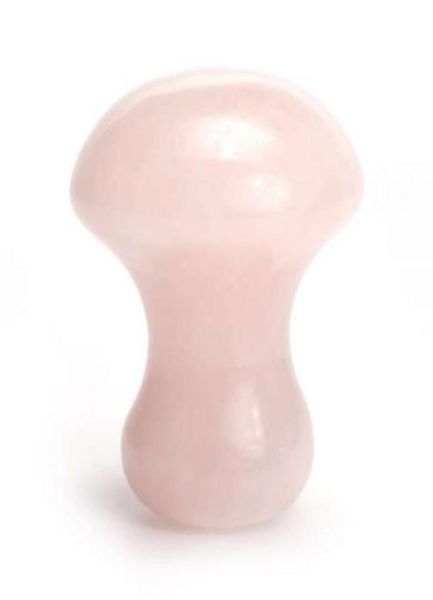 

rose quartz mushroom massage stone crystal jade facial body foot gua sha thin antiwrinkle relaxation beauty health care tool5721293