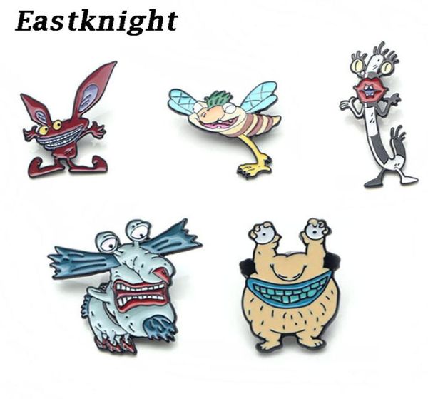 

pins brooches k49 metal enamel pins and for women men lapel pin backpack badge denim brooch collar jewelry2926986, Gray