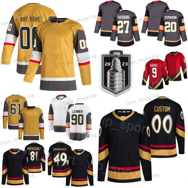 

finals stanley cup hockey 49 ivan barbashev jerseys 19 reilly smith 90 robin lehner 61 mark stone 81 jonathan marchessault 9 jack eichel cha, Black;red