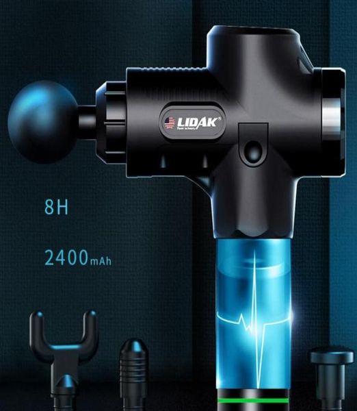 

high frequency 20 speed vibration massage gun muscle massager vibrating relaxing machine body relaxation full body massager4747825