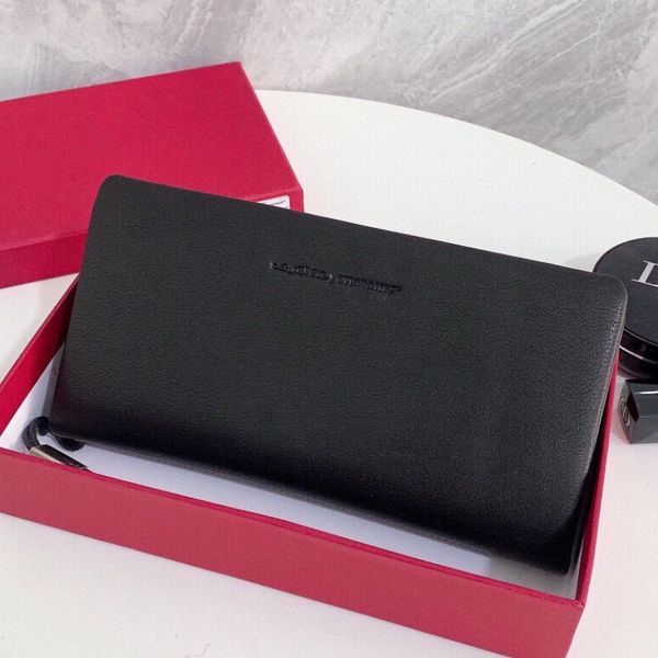 

designer wallet men's handbag wallet leather large capacity handbag zipper bag handbag brand soft leather luxury bag wallet, Red;black