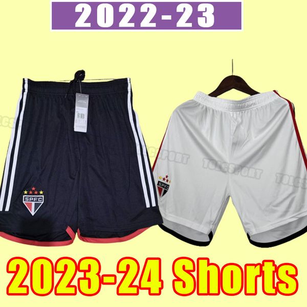 

2023 2024 sao paulo soccer shorts home away dani alves reinaldo pato pablo football pants v. bueno hernanes igor gomes camisetas de futbol s, Black;red