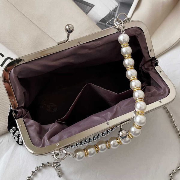 

shiny diamond 's bag trend lady evening clutch purse clip shoulder female luxury handbag corssbody s for women 230424