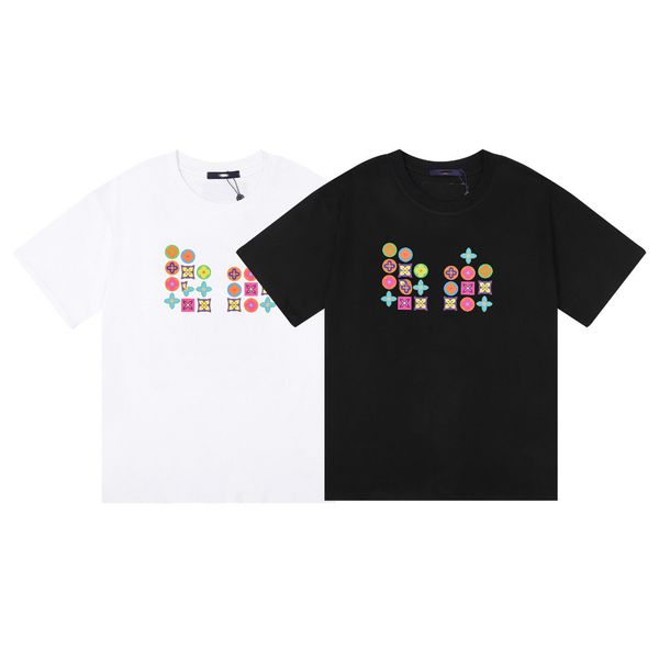 

fashion designer mens t shirt womens letter print short sleeve round neck cotton tees polo size s-5xl size s-5xl.ss003, White;black
