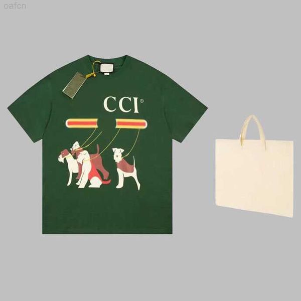 

2023 designer letter print men's t shirt street hip hop high street short sleeve women's t shirt fashion couple sweatshirt k98989, Black;brown