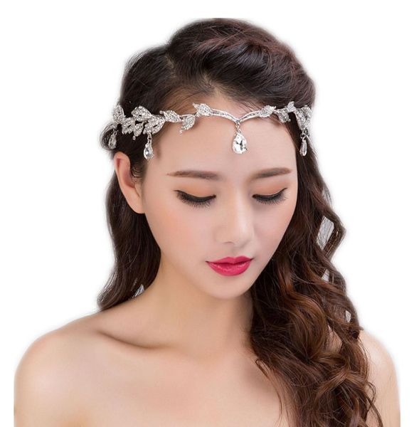 

silver tiara crown with rhinestone bridal hair accessories bridal headpieces crowns headpieces for wedding headdress accessories7198438