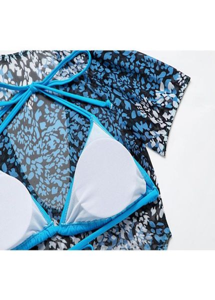 

three pieces bikini set 2021 swimwear women and cover up brazilian swimsuit female bathing suits summer beach wear swimming suit4062522