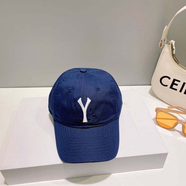 

y letter designer baseball caps for women men fashion street solid embroidered casual snapback hat summer sun visors vintage caps, Blue;gray