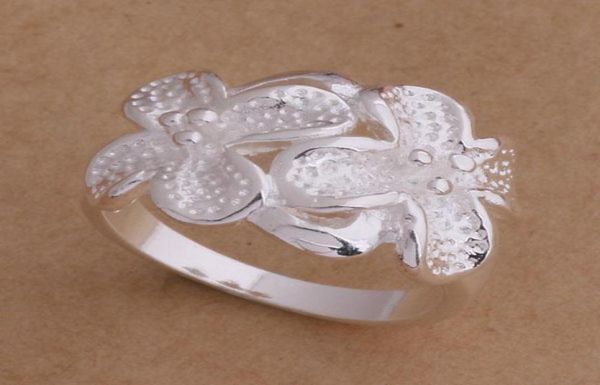 

925 silver flower ring 69 fashion jewelry for women 10pcslot6406921