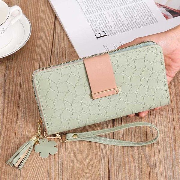 

selling wallet long zipper ladys large capacity handbag womens, Red;black