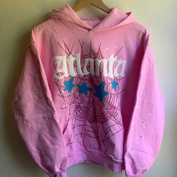 

Mens Hoodies Sweatshirts Mens Hoodie Sweatshirts Sp5der 555555 Atlanta Pink hoodie Men Women High Quality Young Thug Spider Web Star Letter Pullover hoodies, 25