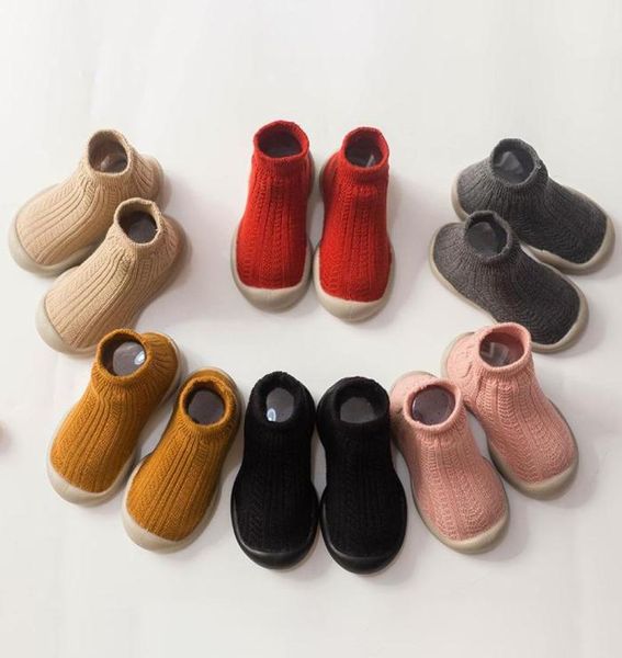 

first walkers baby shoes with rubber sole girl floor nonslip cartoon toddler socks2858665