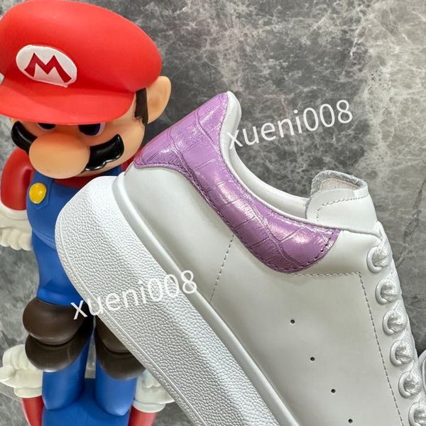 

new fashion womens quality casual shoes brand leather lace-up sneaker running trainers letters flat printed sneakers2023, Red;white