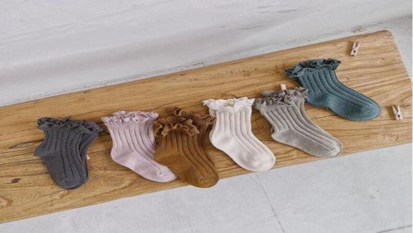 

baby girls kids socks cotton lace breathable socks frilly socks31659478773678, Pink;yellow