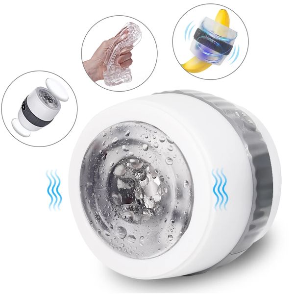 

other panties male masturbator vibrator for man vagina automatic masturbation suction cup simulator oral pussy blowjob toys a, Black;white