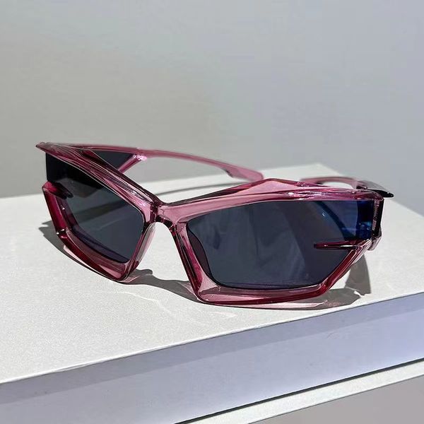 

men sunglasses designer sunglasses men metal trend retro multilateral sunglasses outdoor anti glare men's and women's sunglasses, White;black