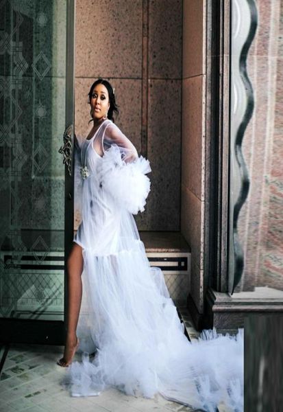 

wedding shawl women coats for bridal night gown long sleeves bridal coats shawls illusion cloak maternity poshoot vestidos bau 4179570, White