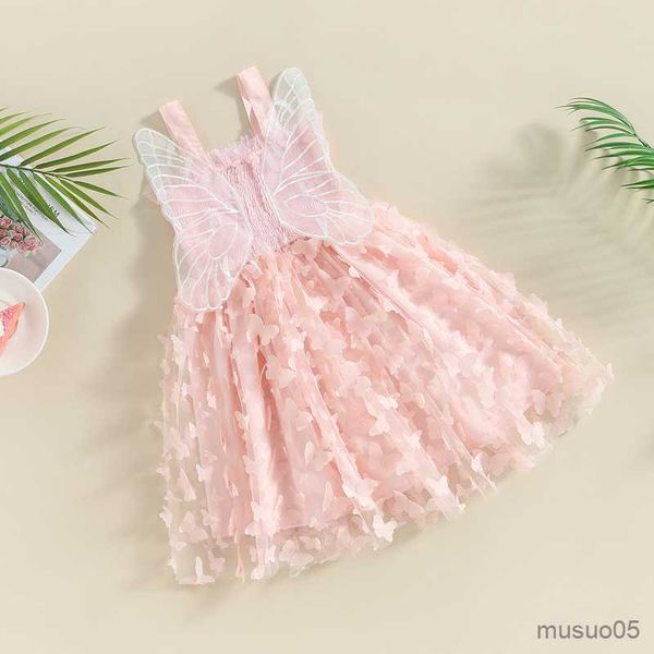 

girl's dresses baby princess baby girls dress toddler infant kid baby tulle butterfly wings party wedding birthday dresses for girls, Red;yellow