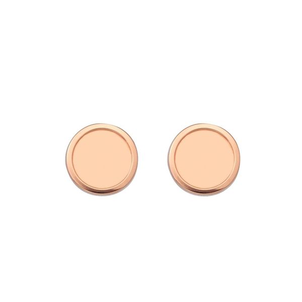 

minimalist whimsical handmade 2023 designer jewelry charm cute screw stud love gold earrings for women silver color girls rosegold ladies cl, Golden