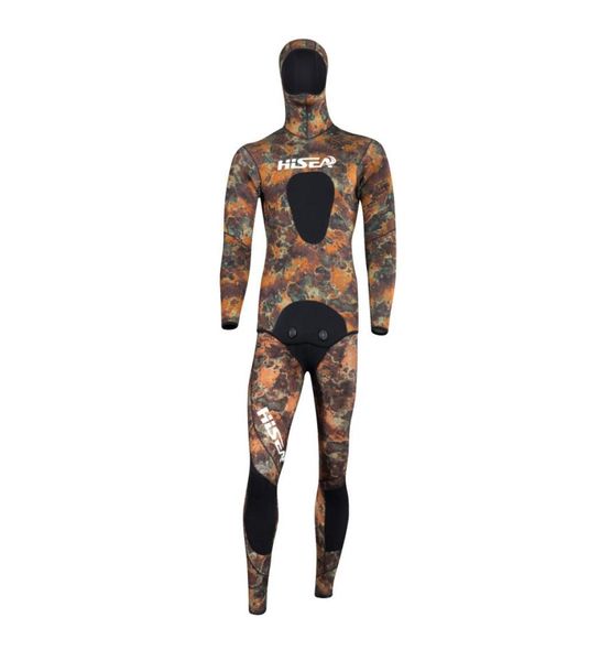 

black 35mm camouflage professional separated diving wetsuit men039s spearfiishing suits surf diving equipment5839106