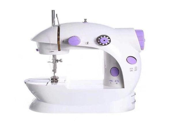 

202 portable household electric mini sewing machine speed adjustment with light handheld sewing machine euus plug6944388