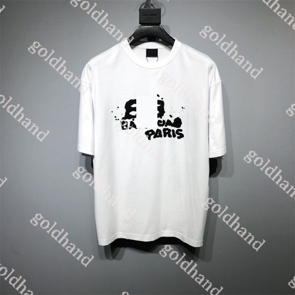 

mens plus tees & polos high street letter printed t shirt casual breathable man women summer short sleeve, Black;brown