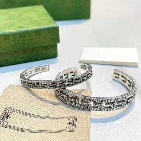 

designer jewelry bracelet necklace ring high version wall square lattice wide narrow bracelet men's women's used, Black
