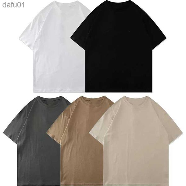 

men's t-shirts designer women mens t shirts high street chest letter tshirts short sleeve shirt oversized loose oversize casual t-shirt, White;black