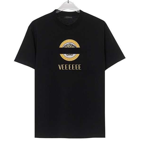 

fashion brand men's designer t shirt printed womens mens t-shirt black white cotton casual t-shirt short sleeve luxury street dress des, White;black