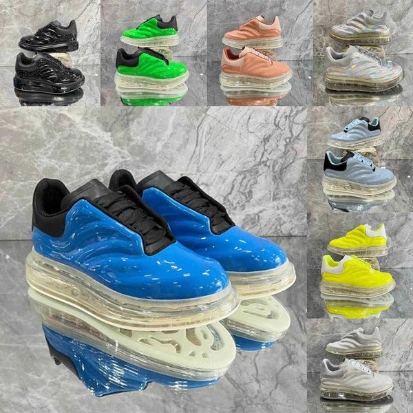 

women designer casual shoes men fashion leather lace up black grey blue yellow platform outdoor sports sneakers
