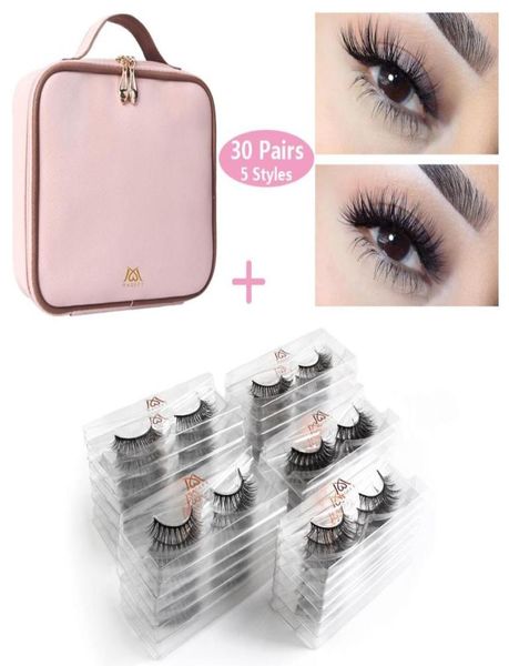 

whole 3050 pairslot eyelashes 3d mink lashes extension natural long false eyelashes 1pcs women waterproof make up bag kit7058061