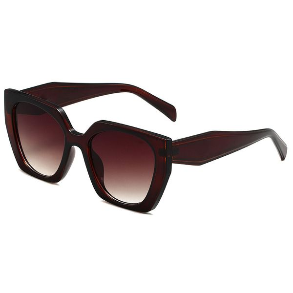 

Designer Polarized Square Sunglasses Eyewear Goggles for Mens Womens Ladies Luxury Lentes UV400 Anti-reflection Full Frame Summer Sports Beach Holiday Tea Tea