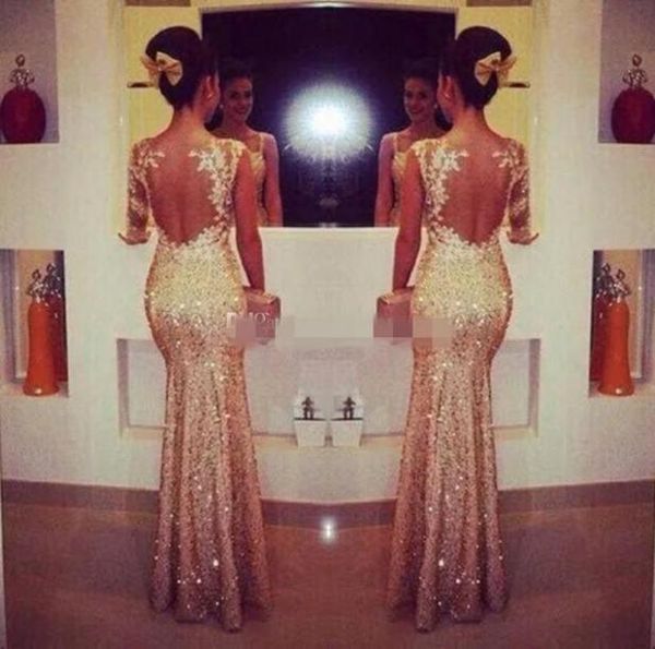 

2019 champagne evening dresses one sleeve long sequins evening gowns elegant mermaid formal dress party evening gowns new arrival9085106, Black;red