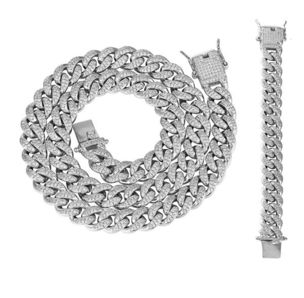 

cuban chain link choker corrente iced out hip hop jewelry for men necklace punk jewelry3137433, Silver