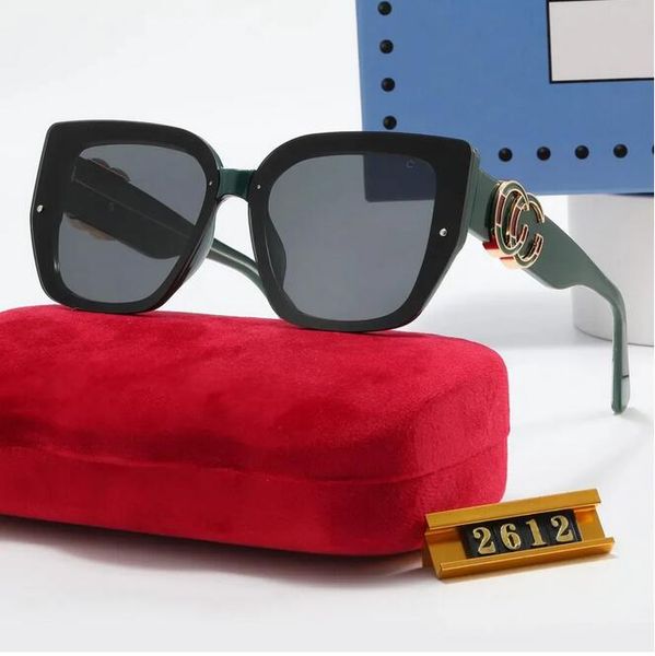 

fashion designer sunglasses luxury letter womens mens goggle senior eyewear for women eyeglasses frame vintage metal sun glasses, White;black
