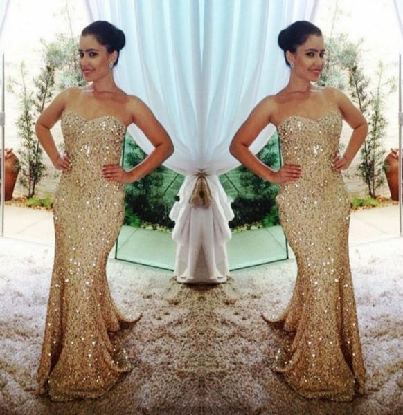 

glittering sequins gold mermaid prom dresses vestidos de festa custom made back zipper bling party evening gowns 20161474081, Black