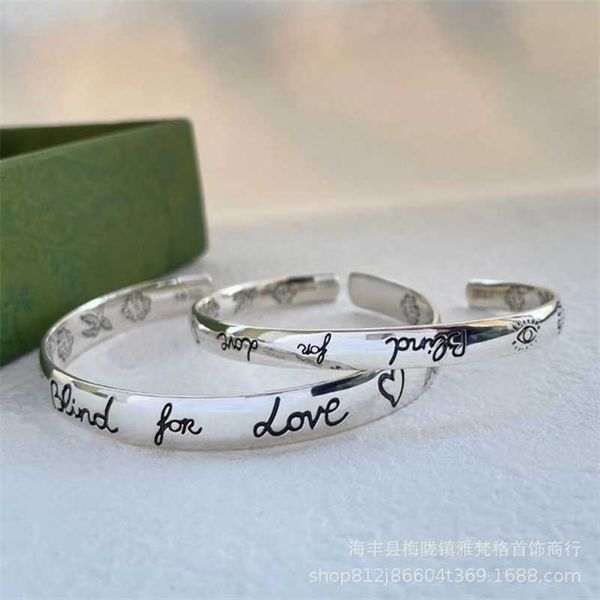 

designer jewelry bracelet necklace ring fearless flower bird head male female lovers wide narrow open bracelet, Black