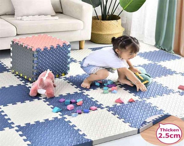 

baby foam clawling mats 25cm eva puzzle toys for children kids soft floor play mat interlocking exercise tiles gym game carpet 216648020