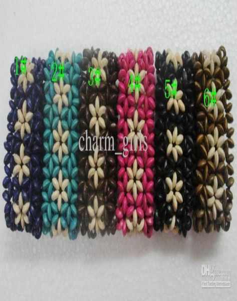 

new arrival 6 colors nature wood beads bracelet wooden elasticity bracelet fashion jewellery 25pcslot6920114, Black