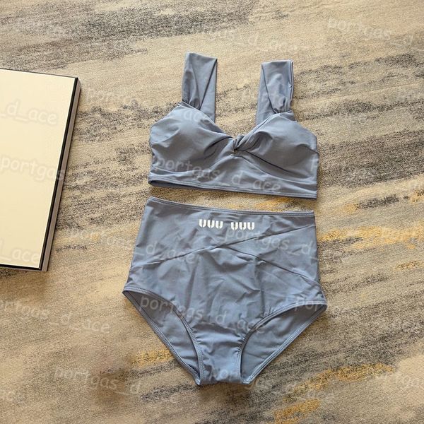 

deisgner women swimsuit split swimwear summer split swimsuits padded swim bodysuits high wait beach bra briefs, Black