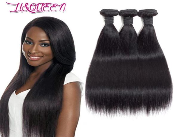 

silky peruvian vigin hair straight 3pcs peruvian human hair weaves unprocessed peruvian hair double weft 8a from li q7856976, Black;brown